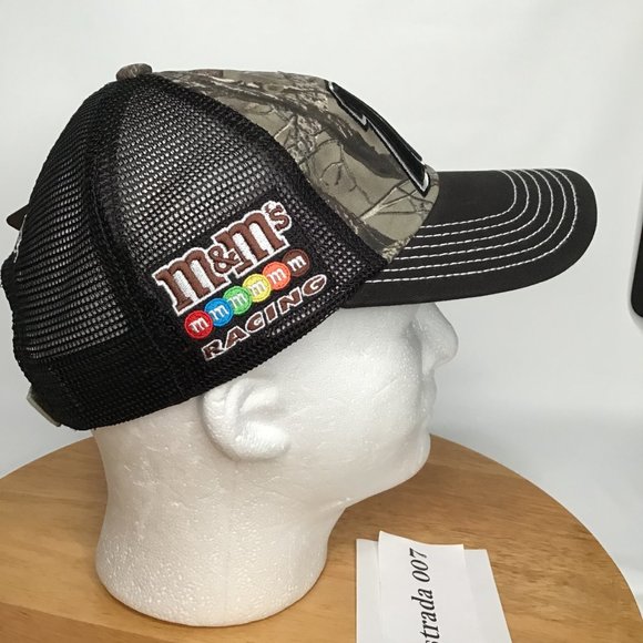 Kyle Busch #18 Blackout Camo/M & M'S Joe Gibbs Racing team issued cap NASCAR NWT - Picture 13 of 15